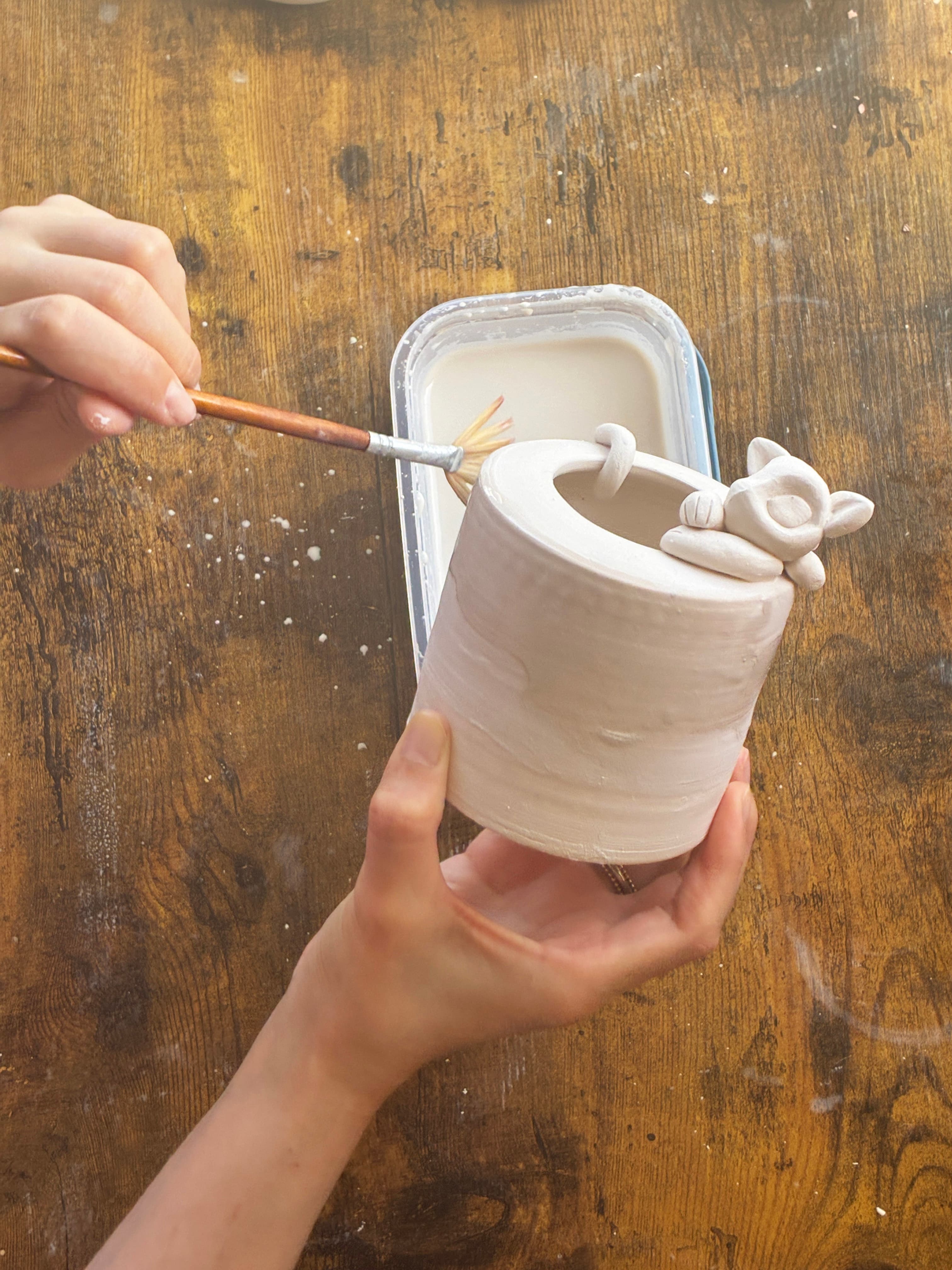Studio ceramics by Mina, founder of Kittie Me